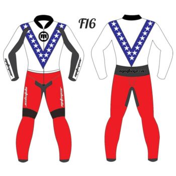 Custom Flat Track Leather Suits Vintage Techair Styles in 2 1 Piece for Men Women and Kids